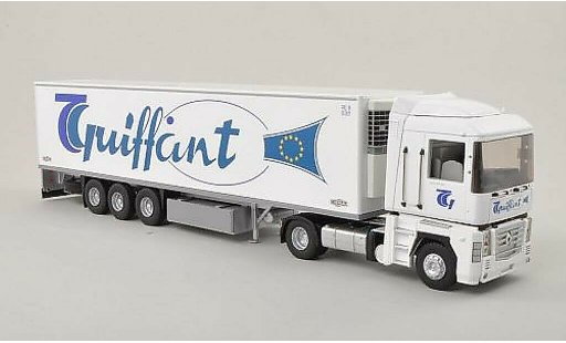 Renault Magnum Base 1/43 Eligor 4 Transports Guiffant Kuhlkoffer-SZ modelauto