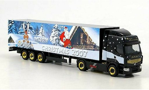 Renault Premium Base 1/87 Herpa Merry Christmas - Weihnachten 2007 Koffer-SZ modelauto