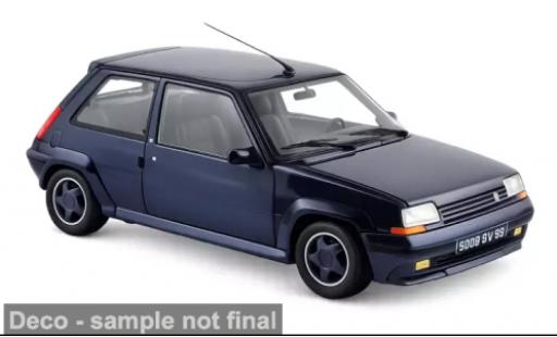 Modelauto Renault 5 GT Turbo Turbo Supercinq GT blauw 1989 1/18 Norev