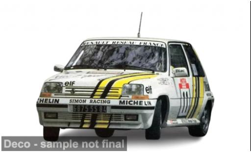 Modelauto Renault 5 GT Turbo Alain Oreille Supercinq GT Turbo Tour de Corse 1988 #11 A. 1/18 Norev