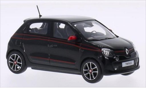 Renault Twingo SL Edition One 1/43 Norev zwart/Dekor 2014 modelauto