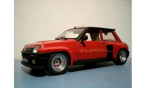 Renault 5 Turbo 1/18 Universal Hobbies rood jantes gotti 073r modelauto