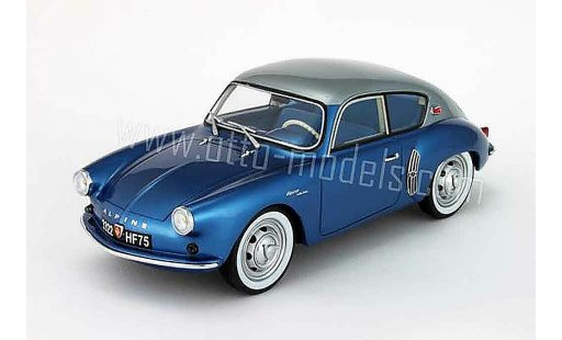 Alpine A106 mille miles 1/18 Ottomobile 1958 grijs et blauw modelauto