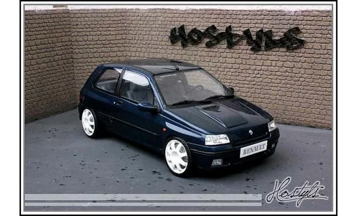 Renault Clio Williams 1/18 Ottomobile jantes groupe a wit modelauto