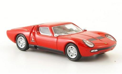 Modelauto Lamborghini Miura Base rood 1966 1/87 Ricko