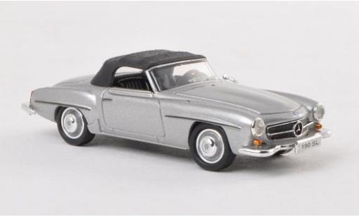 Modelauto Mercedes 190 Base SL (W121 BII) grijs 1/87 Ricko