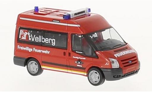 Modelauto Ford Transit Kastenwagen Brandweer Vellberg 2006 1/87 Rietze
