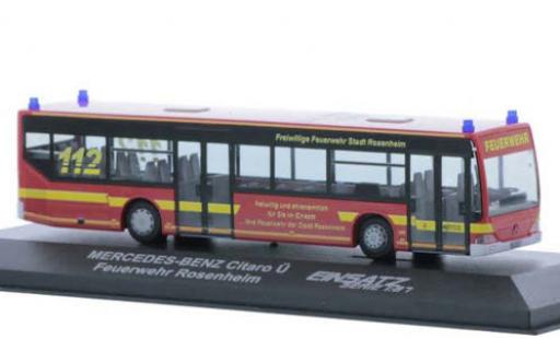 Modelauto Mercedes Citaro Base Brandweer Rozenheim MTW 1/87 Rietze