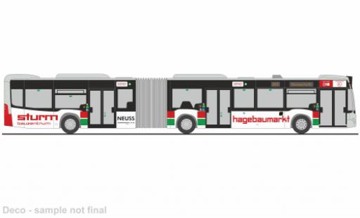 Modelauto Mercedes Citaro G 2012 Stadtwerke Neuss - Hagebaumarkt 1/87 Rietze