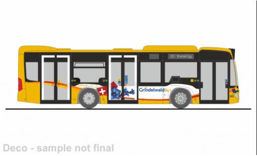 Modelauto Mercedes Citaro K 2012 Grindelwald (CH) 1/87 Rietze