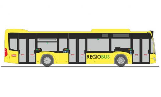 Modelauto Mercedes Citaro Base Zillertalbahn Regiobus 2015 1/87 Rietze