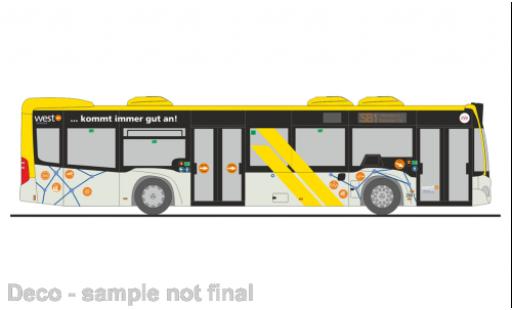 Modelauto Mercedes Citaro Base WestVerkehr Geilenkirchen 2015 1/87 Rietze