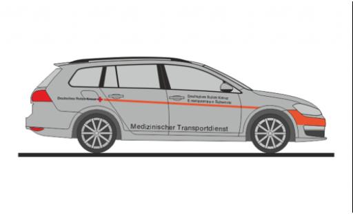 Modelauto Volkswagen Golf Variant VII DRK med. Transportdienste Iserlohn - Land 1/87 Rietze