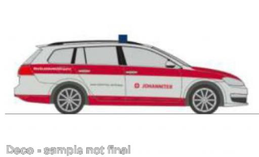 Modelauto Volkswagen Golf Variant VII Johanniter Aachen - D&Atilde;&frac14;ren - Heinsberg 1/87 Rietze