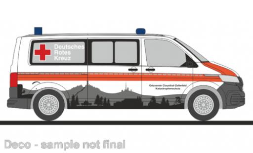 Modelauto Volkswagen T6 T6.1 .1 bus DRK Clausthal - Zellerfeld 1/87 Rietze