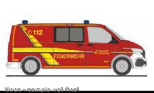 Modelauto Volkswagen T6 T6.1 .1 brandweer Schopfheim 1/87 Rietze