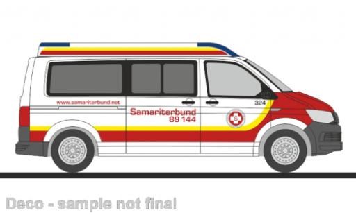 Modelauto Volkswagen T6 T6 bus Association de samaritains (AT) 1/87 Rietze