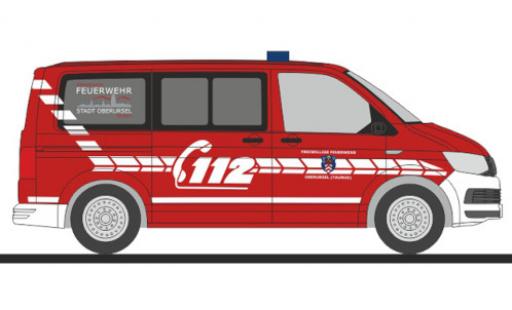 Modelauto Volkswagen T6 T6 bus brandweer Oberursel 1/87 Rietze