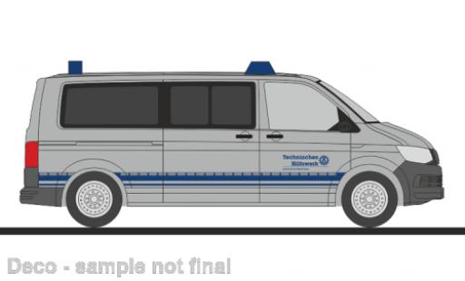 Modelauto Volkswagen T6 T6 bus THW Mannheim 1/87 Rietze