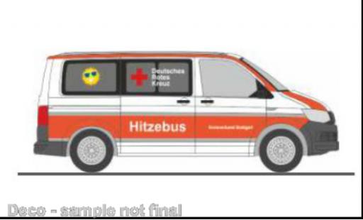 Modelauto Volkswagen T6 T6 DRK KV Stuttgart - Hitzebus 1/87 Rietze