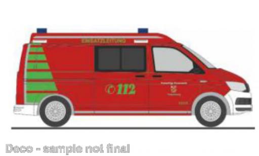 Modelauto Volkswagen T6 T6 brandweer Petersberg 1/87 Rietze
