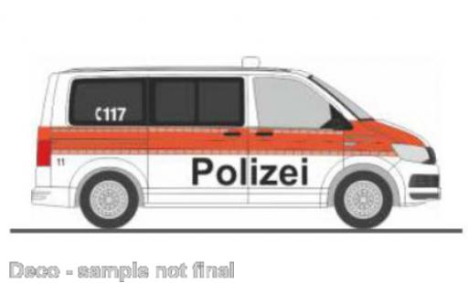 Modelauto Volkswagen T6 T6 Stadtpolitie Z&Atilde;&frac14;rich 1/87 Rietze