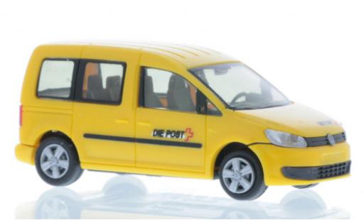 Modelauto Volkswagen Caddy Base Die Post (CH) 2011 1/87 Rietze
