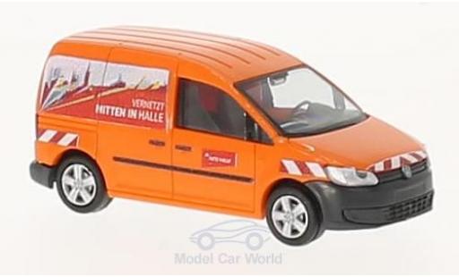 Modelauto Volkswagen Caddy Base Energieversorgung Halle Netz GmbH 2011 1/87 Rietze