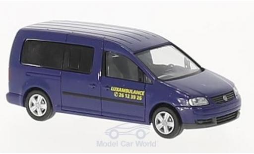 Modelauto Volkswagen Caddy Maxi Luxambulance (LU) 1/87 Rietze