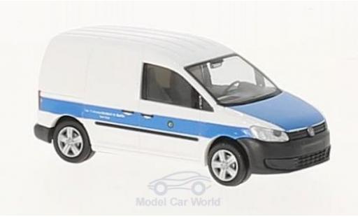 Modelauto Volkswagen Caddy Base Politie Berlin 2011 1/87 Rietze