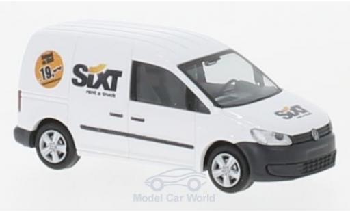 Modelauto Volkswagen Caddy Base Sixt 2011 1/87 Rietze