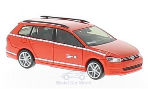 Modelauto Volkswagen Golf Variant 7 Berufsbrandweer Kiel 1/87 Rietze
