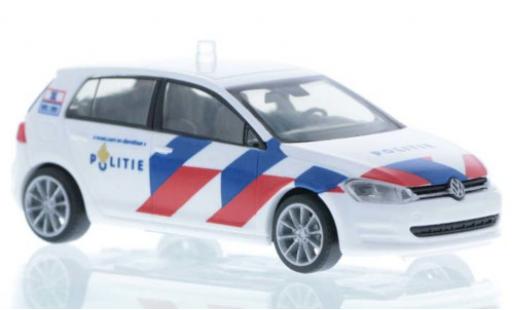 Modelauto Volkswagen Golf Base VII Politie (NL) 1/87 Rietze
