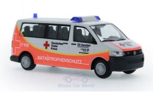 Modelauto Volkswagen T5 T5 GP DRK - Katastrophenschutz Gersfeld 2010 1/87 Rietze
