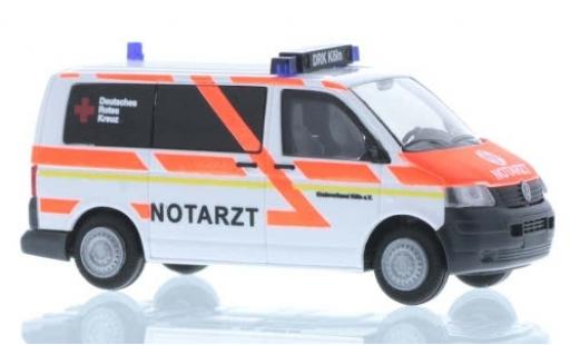 Modelauto Volkswagen T5 Base DRK K&Atilde;&para;ln m&Atilde;&copy;decin d 1/87 Rietze