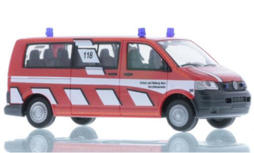 Modelauto Volkswagen T5 Base Brandweer Bern (CH) 1/87 Rietze