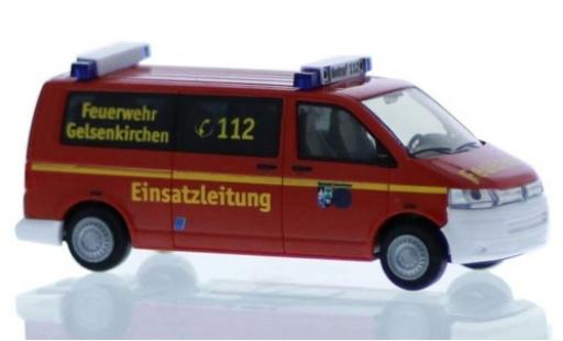 Modelauto Volkswagen T5 T5 GP Brandweer Gelsenkirchen 2010 Le contr&Atilde;&acute;le op&Atilde;&copy;rationnel 1/87 Rietze