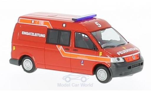 Modelauto Volkswagen T5 Base Brandweer M&Atilde;&frac14;nchwilen 1/87 Rietze
