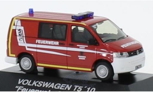Modelauto Volkswagen T5 T5 GP Halbbus Brandweer Dierdorf 2010 1/87 Rietze
