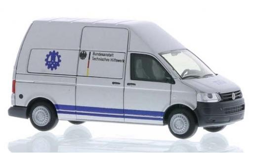 Modelauto Volkswagen T5 Base bestelwagen HD THW Berlin 1/87 Rietze