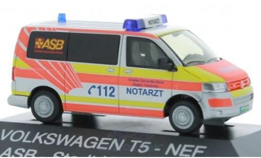 Modelauto Volkswagen T5 Base Notarzt ASB Karlsruhe 1/87 Rietze