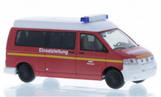 Modelauto Volkswagen T5 Base Werkbrandweer RWE Weisweiler 1/87 Rietze