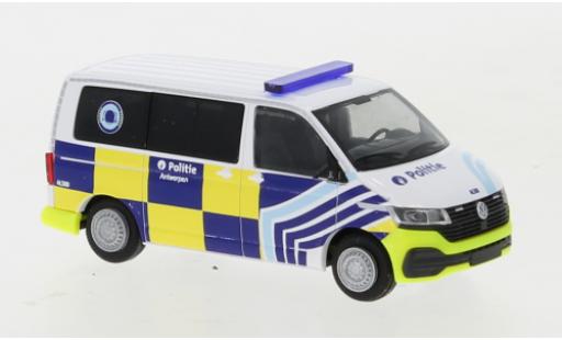 Modelauto Volkswagen T6 T6.1 .1 Bus Politie Antwerpen (B) 1/87 Rietze