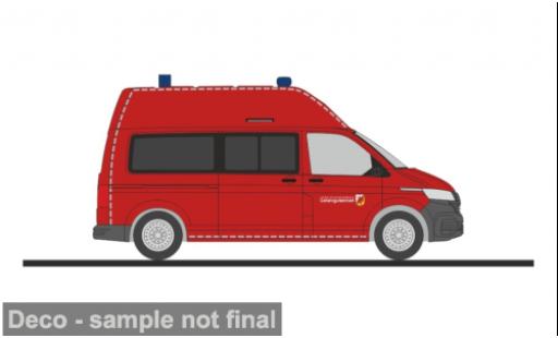 Modelauto Volkswagen T6 T6.1 .1 FW Greifswald Gefahrguteinheit Nord 1/87 Rietze