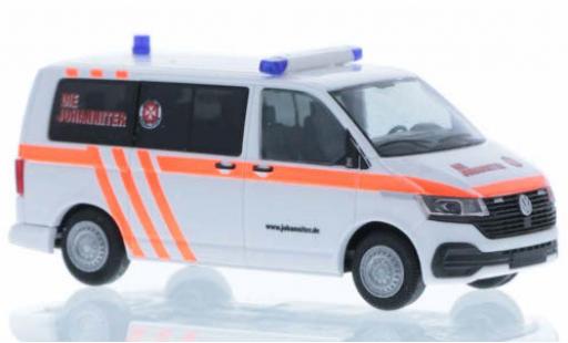 Modelauto Volkswagen T6 T6.1 .1 Johanniter Lingen-Nordhorn court- empattement 1/87 Rietze