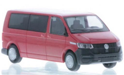 Modelauto Volkswagen T6 T6.1 .1 LR Bus FD rood 1/87 Rietze