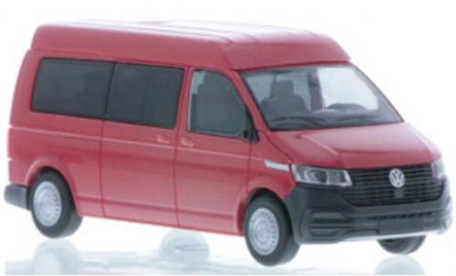 Modelauto Volkswagen T6 T6.1 .1 LR Bus MD rood 1/87 Rietze