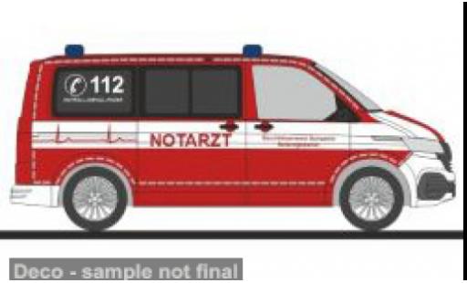 Modelauto Volkswagen T6 T6.1 .1 Notarzt BF Schwerin 1/87 Rietze