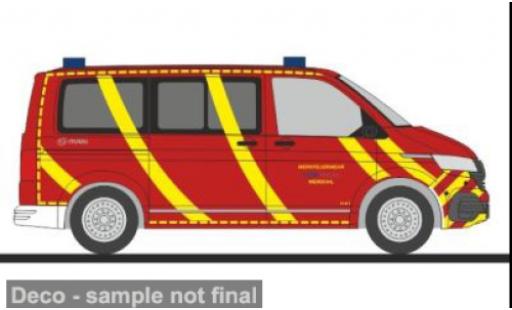 Modelauto Volkswagen T6 T6.1 .1 Werkbrandweer VDM Metals Werdohl 1/87 Rietze