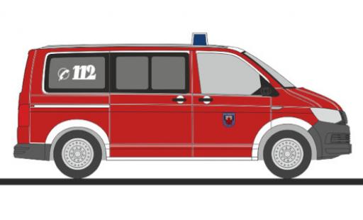 Modelauto Volkswagen T6 T6 Bus Brandweer Unna 1/87 Rietze